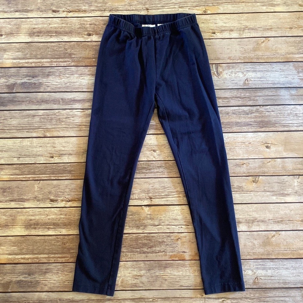 Hanna Andersson Navy Leggings. Size 140 = Girls Size 10.